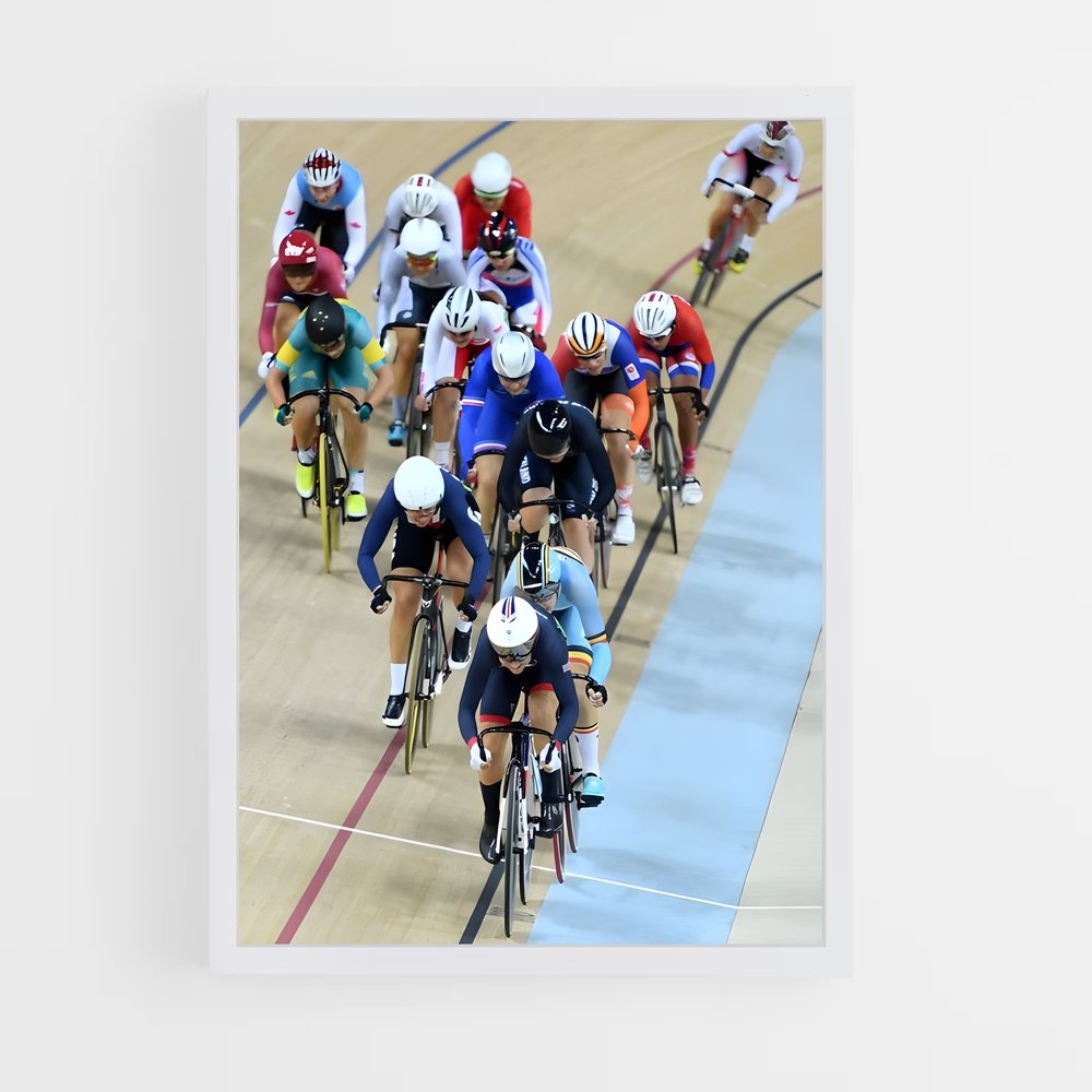 Poster Olympic cycling – affiche Cyclisme (vue 3)